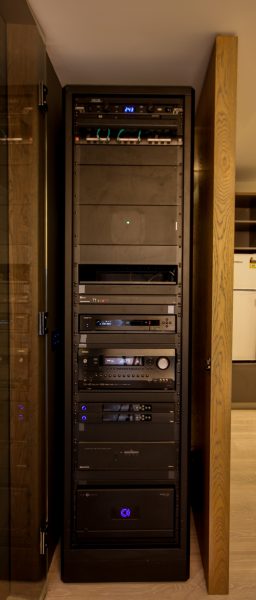 Server installed in a room