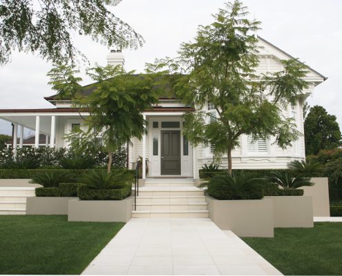Beautiful Villa with white marble passage and garden