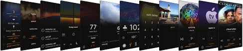 Vantage Equinox touchscreen widgets