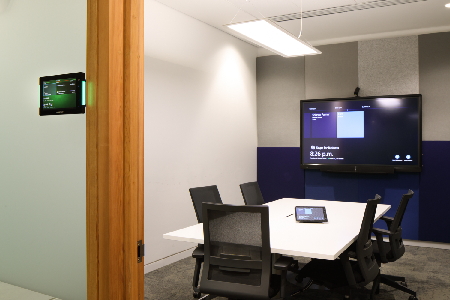 Fonterra Global Headquarters Meeting Room with Crestron control
