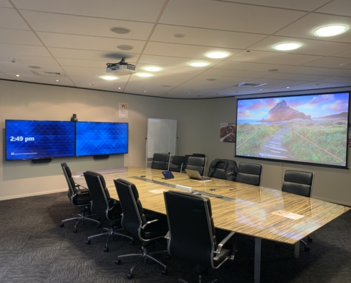 Large meeting room technology