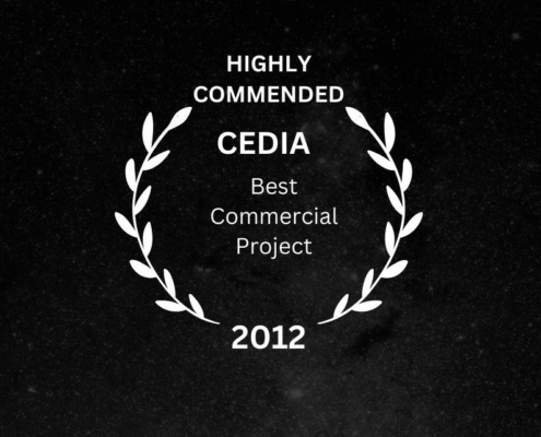 CEDIA Highly Commended - Best Commercial Project, 2012