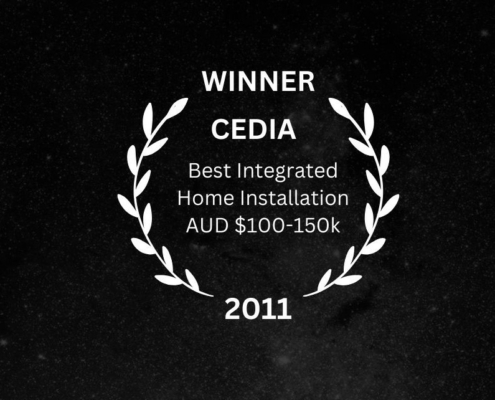 CEDIA Winner - Best Integrated Home AUD $100-150k, 2011