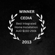 CEDIA Winner - 2013 Best Integrated Home AUD $150-250k